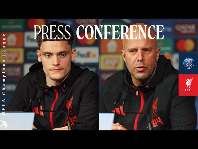 Arne Slot & Florian Wirtz: Champions League Press Conference | PSG vs Liverpool