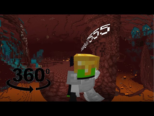 360° POV: you're a gold ore when Dream is speedrunning the Nether