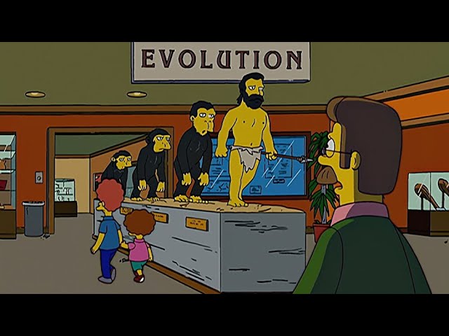 The Simpsons - Evolution vs Creationism