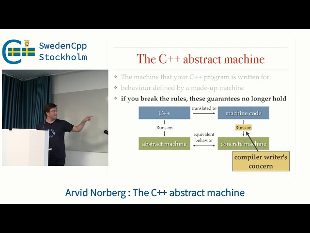 Arvid Norberg: The C++ abstract machine