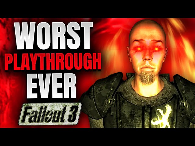 I Made EVERY BAD CHOICE in Fallout 3 So You Don't Have To...