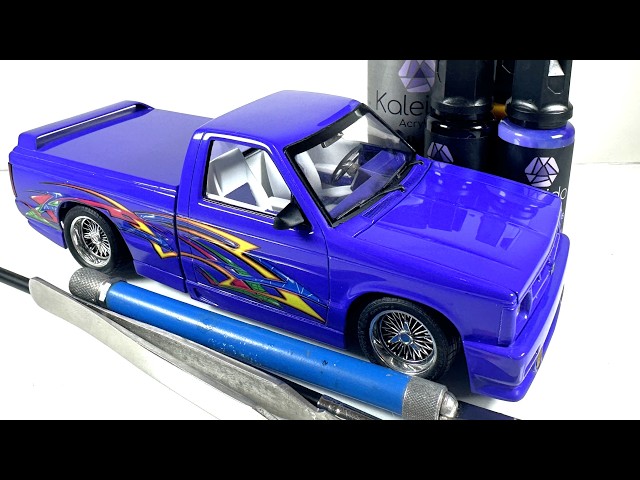 Using Kaleido Color on a 25 year old model kit. Revell Chevy S-10 Lowrider