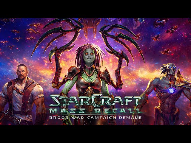 StarCraft 1 & Brood War Remake (Mass Recall) | Full Story & All Missions