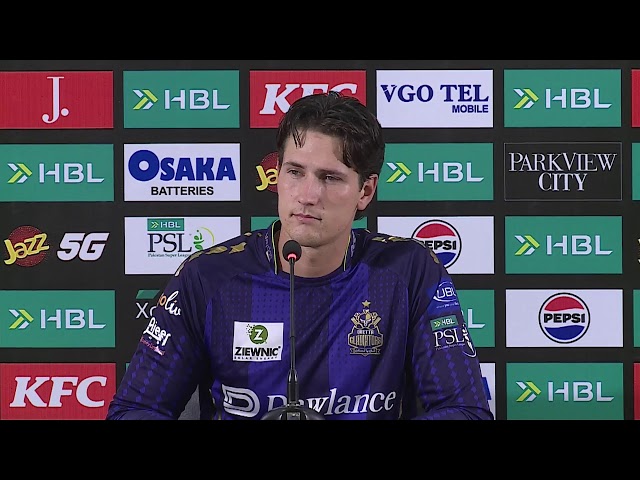 Bevon Jacobs Press Conference | Quetta Gladiators vs Multan Sultans | Match 13 | MZB1K