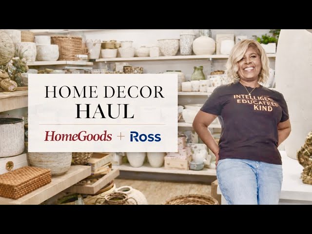 HOME GOODS SHOPPING HAUL | ROSS | WORLD MARKET #shoppinghaul