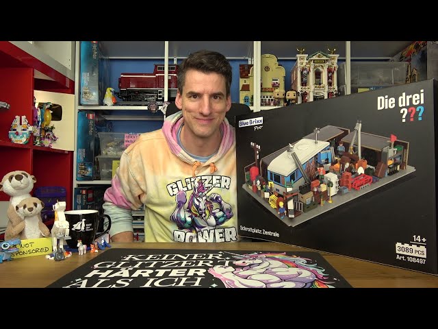 Die drei ??? - Schrottplatz Zentrale: Live Bauen mit dem Helden - BlueBrixx Pro 108497
