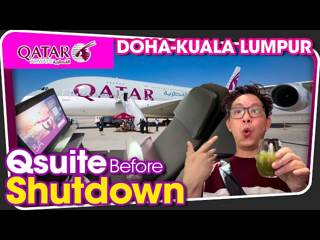 My Qatar Airways Qsuite Flight Just Before Doha Airspace Closed