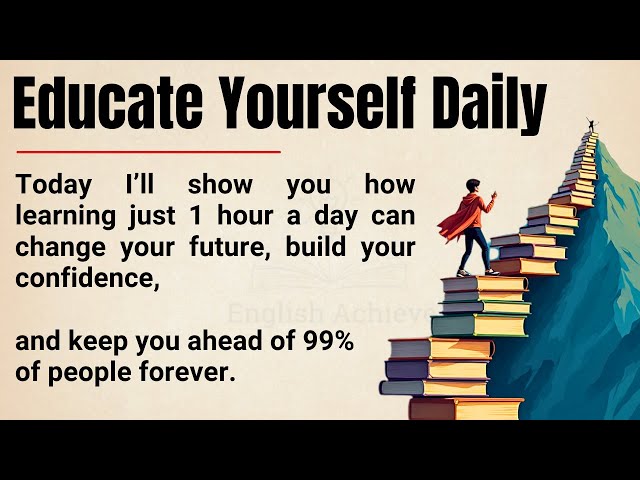 Educate Yourself Every Day 🔥 || Stay Ahead of 99% of People with This Daily Habit || Audiobook ✅