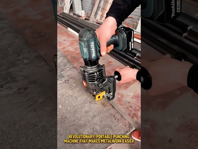 Revolutionary! Portable Punching Machine That Makes Metalwork Easier