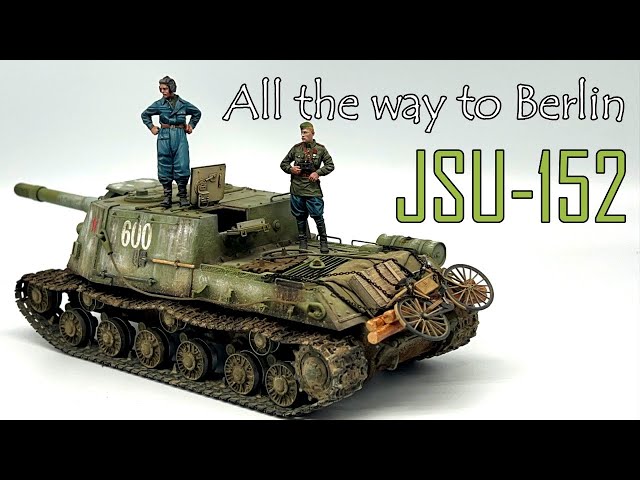 TAMIYA 1/35 soviet heavy tank JSU-152【Full Build Video】~TANK MODEL~ #scalemodel