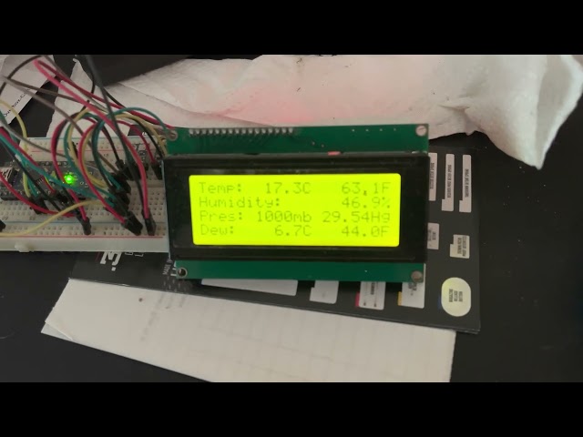 Arduino Weather Gadget