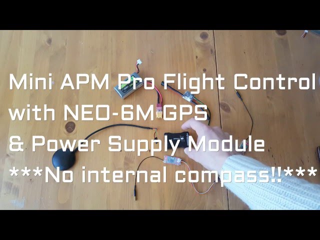 Mini APM Pro Flight Control with NEO-6M GPS&Power Supply Module from banggood