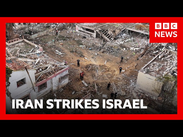 Iran strikes near nuclear facility in Israel | BBC News