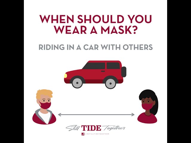 Key Places to Wear Masks | The University of Alabama