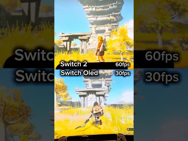 SWITCH 2 vs OLED - Zelda TOTK Graphics COMPARISON 😱