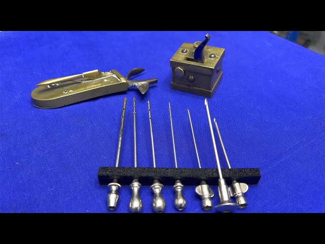 Instrumente zum Aderlass und Schröpfschnepper