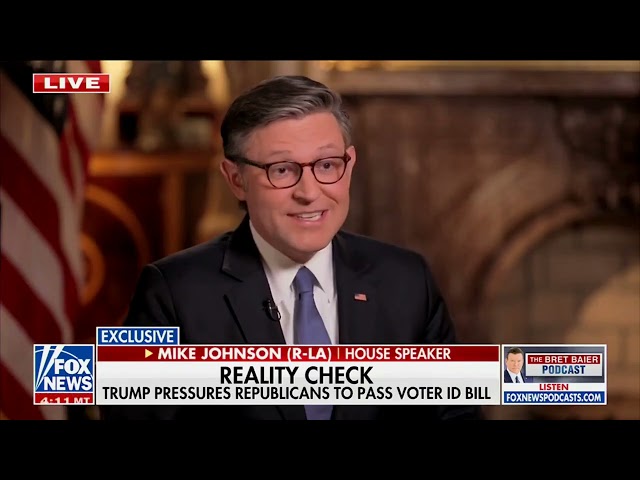 Speaker Johnson Joins Special Report with Bret Baier on Fox News