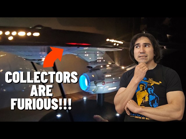 I unboxed my Tomy Enterprise Refit model, and it's...