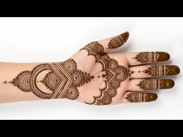 Easy front hand mehndi design | mehndi design arabic | simple mehndi design | mehndi design | mehndi