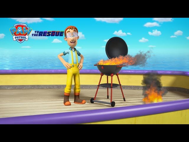 NEW! Marshall and the BBQ Boat | PAW Patrol: To The Rescue | Cartoons for Kids