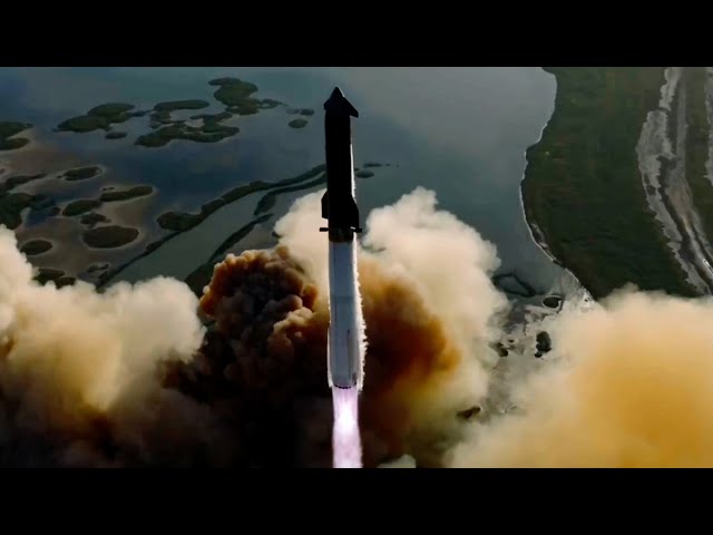 Blastoff! SpaceX launches Starship on 11th flight test, booster splashes down