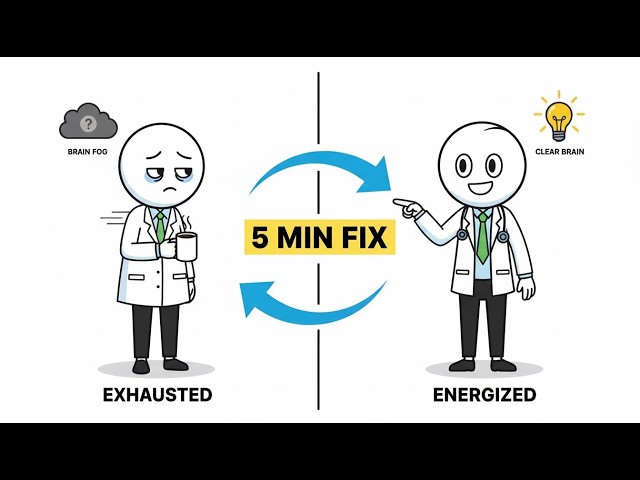 The Mid-Day Energy Crash: Why 5 Minutes of Movement Fixes It (Science Explained)