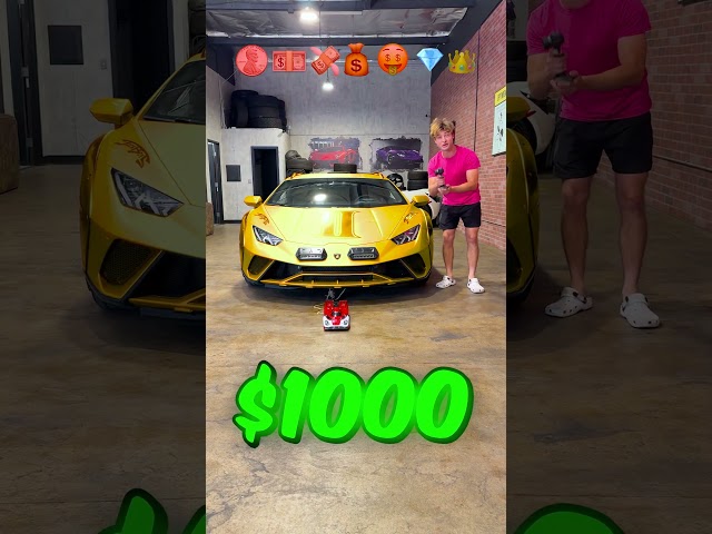 $10,000 RC Car vs Lamborghini!