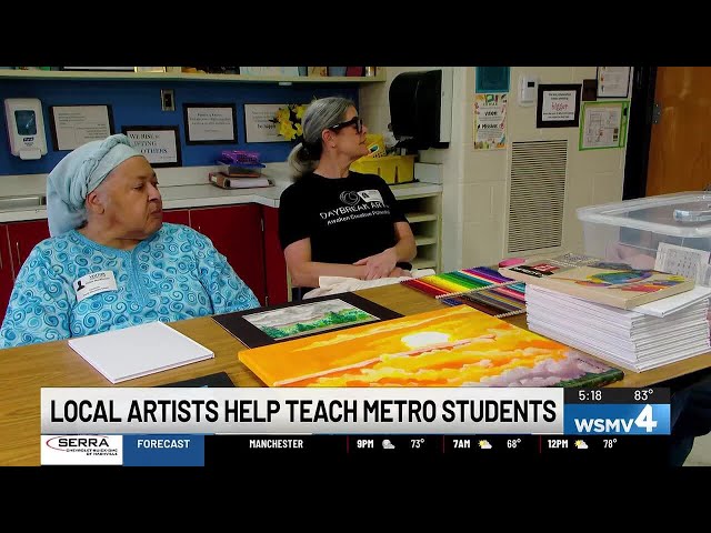 Professional artists bring new art program to Nashville elementary school