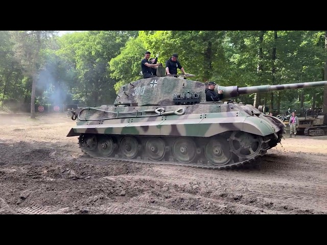 Ride in Tiger II "300" at Militracks 2025 - AWESOME engine sound!