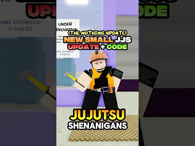 Small JJS Update (Jujutsu shenanigans) #jujutsushenanigans #jjs #roblox