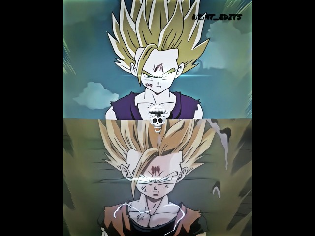Gohan SSJ2 Putting fear into his opponents ☠️💀 #gohan #ssj2 #dbz #dbs #skulledit