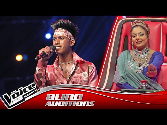 Abhiru Adikari | Mayam Kalawe (මායම් කලාවේ) | Blind Auditions | The Voice Teens Sri Lanka S3