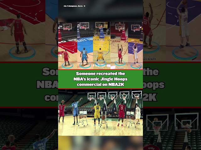 Someone Recreated the NBA's ICONIC Jingle Hoops Commercial on NBA2K