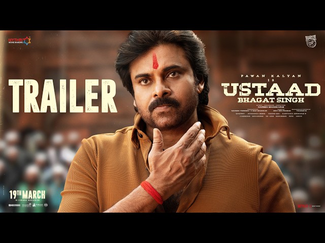 Ustaad Bhagat Singh Trailer | Pawan Kalyan | Harish Shankar | Sreeleela | Raashii Khanna