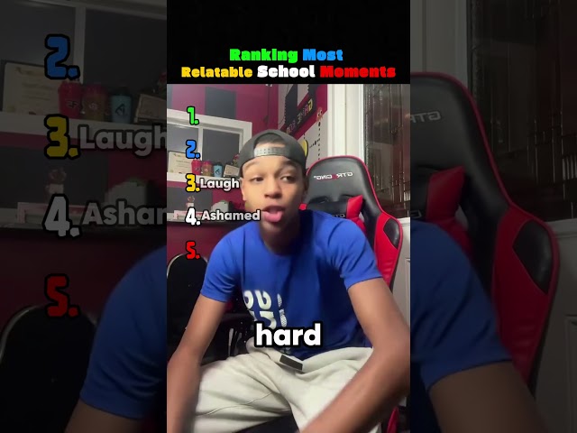 Ranking School Moments Everyone Knows 😭