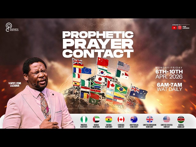 PROPHETIC PRAYER CONTACT || 8TH APRIL 2026