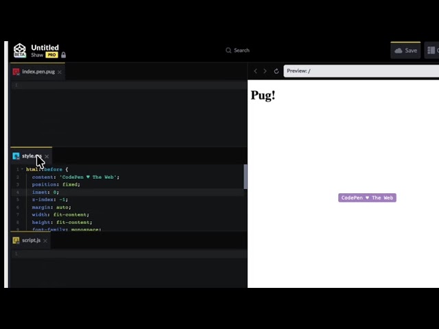 CodePen 2.0 But Make It ✨Classic✨