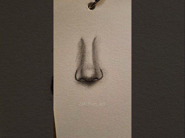 Nose tutorial ✨️ #drawing #nose #tutorial #sketch #shorts