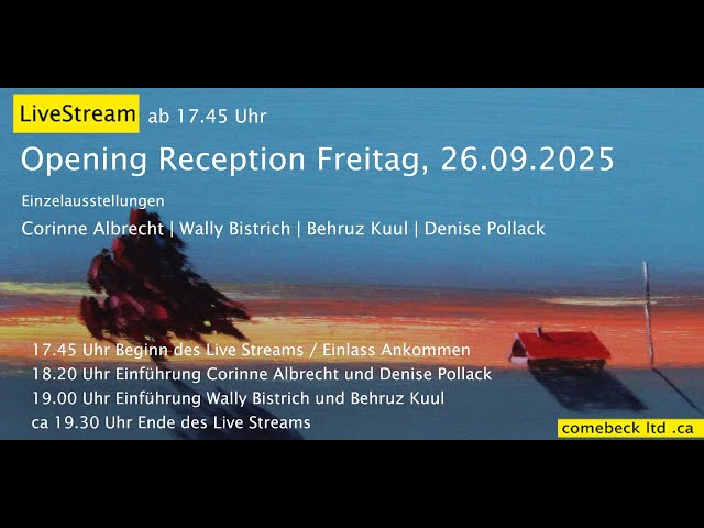 Opening Reception 26.09.2025