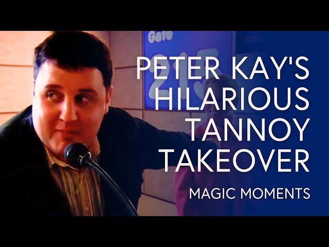 Peter Kay Takes Over an Airport PA System for a Big Announcement | Magic Moments