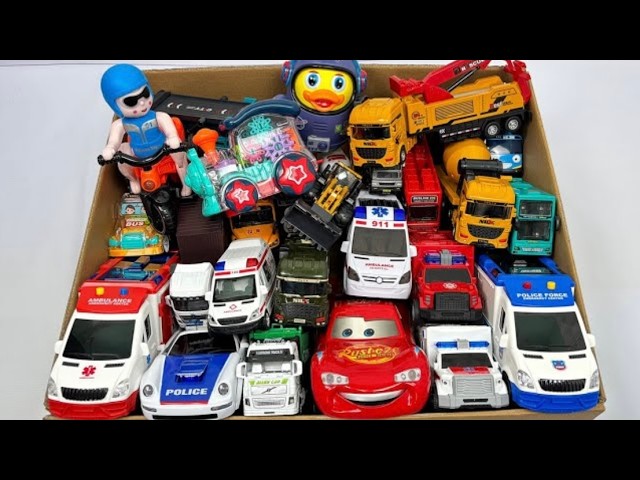 Box Full of Model Cars -Mazda Mx5, Koenigesgg Jesko, Lamborghini Scv12, Byd Yang Wang U8, Toyota Car