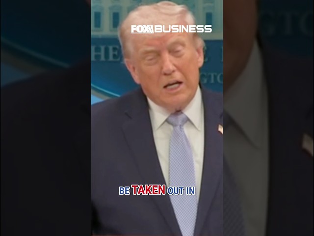 'TAKEN OUT IN ONE NIGHT': Trump drops explosive Iran warning #shorts