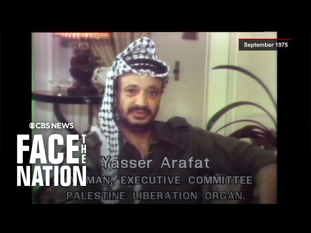 From the Archives: Yasser Arafat, chairman of the PLO, on "Face the Nation," 1975