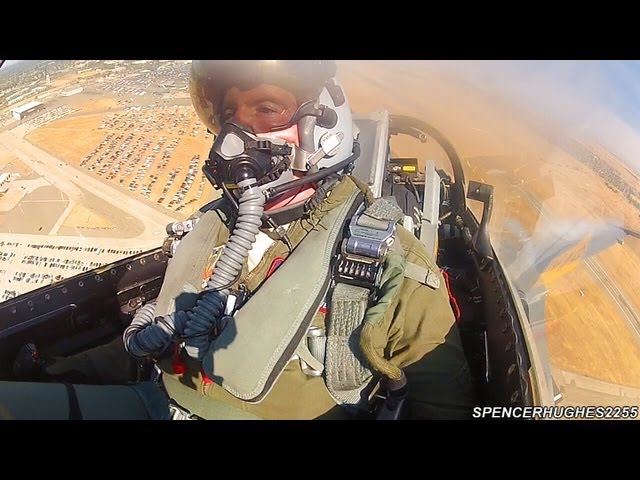 GoPro [COCKPIT VIDEO] F-16 VIPER WEST HERITAGE FLIGHT @ 2012 CALIFORNIA CAPITAL AIR SHOW