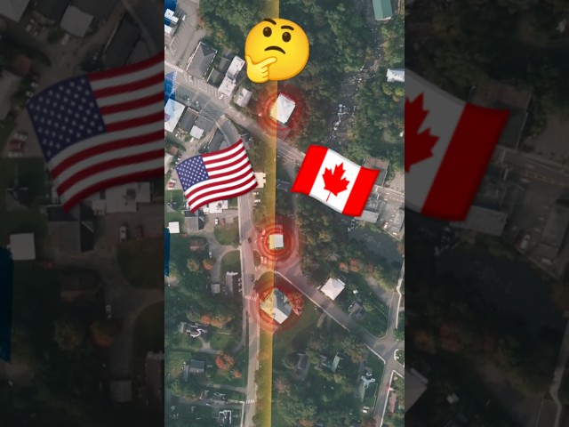 The US Town That Sits In Canada 🤯🍁