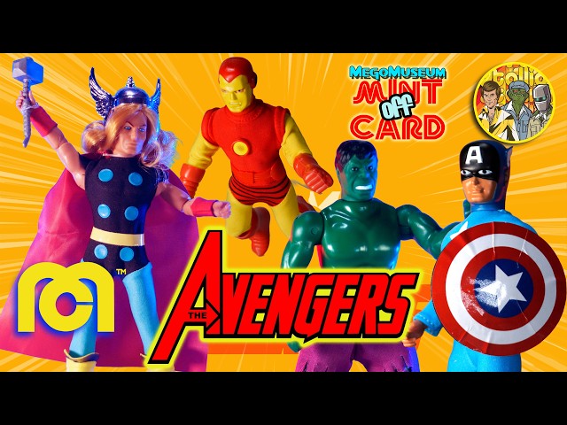 Mego Avengers Set - Mint Off Card Mego Museum Review
