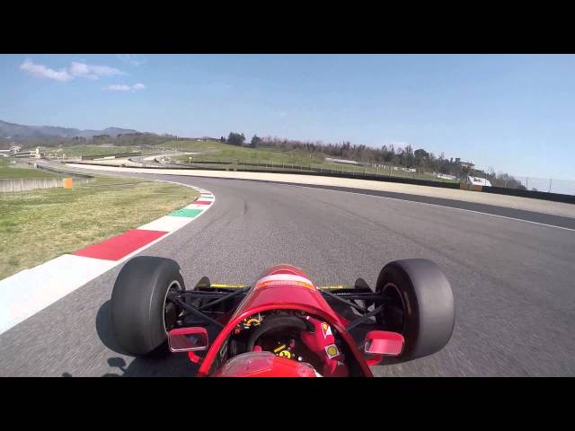 Ferrari F1 412T2 at Mugello F1 Cliente with Marc Gene, 2015