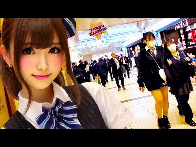 Tokyo Station 🐶 Anime Street 💖 4K Nonstop 1 Hour