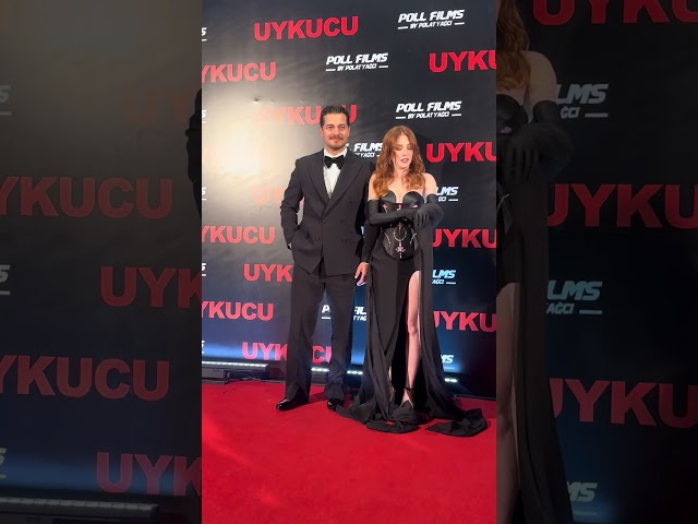 ÇAĞATAY ULUSOY VE ELÇİN SANGU, UYKUCU FİLMİNİN GALASINDA. #elçinsangu #elcinsangu #çağatayulusoy
