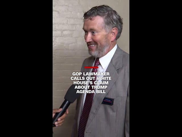 GOP lawmaker calls out White House's claim about Trump agenda bill